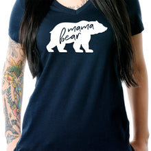 Load image into Gallery viewer, Mama Bear Tapered V-Neck Tee Shirt
