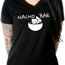 Load image into Gallery viewer, Nacho Bae Tapered V-Neck Tee Shirt
