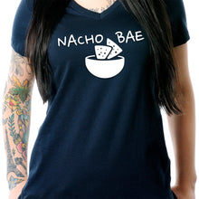 Load image into Gallery viewer, Nacho Bae Tapered V-Neck Tee Shirt
