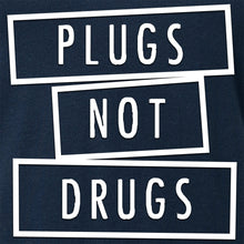 Load image into Gallery viewer, Plugs Not Drugs V-Neck Tee Shirt
