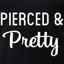 Load image into Gallery viewer, Pierced &amp; Pretty Black Tapered V-Neck Tee Shirt
