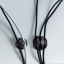 Load image into Gallery viewer, 10-Pack: Self Adhesive Cable Clips For Cord Holders Managing Cables Wires
