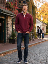 Load image into Gallery viewer, Turnberry Quarter Zip Smooth Knit
