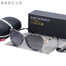 Load image into Gallery viewer, BARCUR Sunglasses Trendy Butterfly Design Fashion Women Sunglasses Polarized Lens Ladies Sun Glasses UV400 Protection for Hot Summer Days
