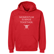 Load image into Gallery viewer, USRowing Momentum Is Made Together WHT
