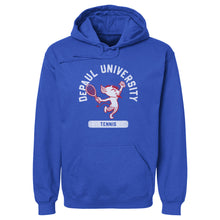 Load image into Gallery viewer, DePaul Blue Demons Mascot Tennis WHT
