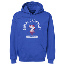 Load image into Gallery viewer, DePaul Blue Demons Mascot Basketball WHT
