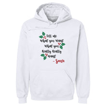 Load image into Gallery viewer, Christmas Tell Me What You Want Santa
