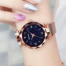 Load image into Gallery viewer, New STEVVEX Luxury Women Watches Magnetic Starry Sky  Quartz Wristwatch Fashion Ladies Style  Wrist Watch For Women and Girls
