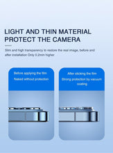 Load image into Gallery viewer, 9D Camera Lens Tempered Glass For iPhone 14 13 12 11 Pro Max Mini Screen Protector XR X XS Max 7 8 Plus SE 2020 Protective Glass Anti-Scratch Tempered Glass Camera Protector
