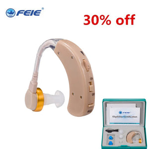 FEIE Ear AmplifierAaparat Analog Hook Hearing Aids The Ear Listens S-520 Adjustable Tone Sound Enhancer Medical Equipment (RPM Medical)