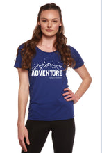 Load image into Gallery viewer, Adventure Printed Women's Bamboo/Cotton Short Sleeve Scoop Neck T-Shirt
