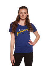Load image into Gallery viewer, Girl Power Printed Women's Bamboo/Cotton Short Sleeve Scoop Neck T-Shirt
