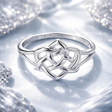 Load image into Gallery viewer, 925 Sterling Silver Ring Size 6.0 with Platinum Plating
