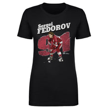 Load image into Gallery viewer, Sergei Fedorov Detroit Retro WHT
