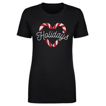 Load image into Gallery viewer, Christmas Candy Cane Heart WHT

