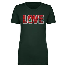 Load image into Gallery viewer, Christmas LOVE Christmas Plaid WHT
