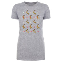 Load image into Gallery viewer, Christmas 8-bit Reindeer WHT
