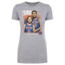 Load image into Gallery viewer, Jalen Brunson &amp; Karl-Anthony Towns New York Knicks Step Brothers WHT
