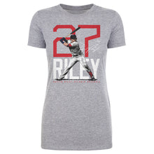 Load image into Gallery viewer, Austin Riley Atlanta Bold Number WHT

