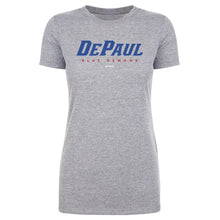 Load image into Gallery viewer, DePaul Blue Demons Wordmark Blue Demons WHT
