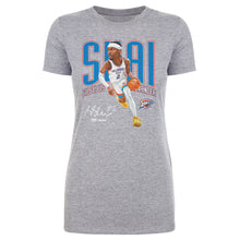 Load image into Gallery viewer, Shai Gilgeous-Alexander Oklahoma City Thunder Caricature WHT
