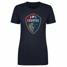 Load image into Gallery viewer, North Carolina Courage Vintage Primary Logo WHT
