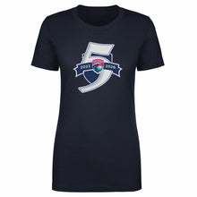 Load image into Gallery viewer, San Diego Wave FC 5 Seasons Logo WHT
