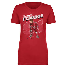 Load image into Gallery viewer, Sergei Fedorov Detroit Retro WHT
