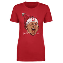 Load image into Gallery viewer, Patrick Mahomes Kansas City Portrait Santa Hat WHT

