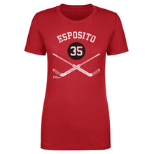 Load image into Gallery viewer, Tony Esposito Chicago 35 Goalie Sticks WHT
