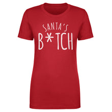 Load image into Gallery viewer, Christmas Santa's B-tch WHT
