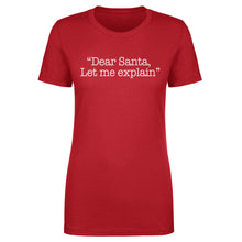 Load image into Gallery viewer, Christmas Dear Santa Let Me Explain WHT
