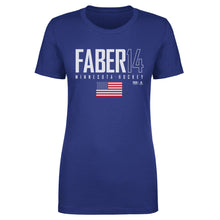 Load image into Gallery viewer, Brock Faber Minnesota USA Elite WHT
