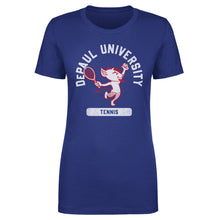 Load image into Gallery viewer, DePaul Blue Demons Mascot Tennis WHT
