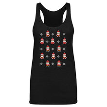 Load image into Gallery viewer, Christmas 8-bit Santas WHT

