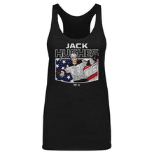 Load image into Gallery viewer, Jack Hughes New Jersey American Flag WHT
