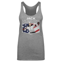 Load image into Gallery viewer, Jack Hughes New Jersey American Flag WHT
