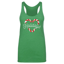 Load image into Gallery viewer, Christmas Candy Cane Heart WHT
