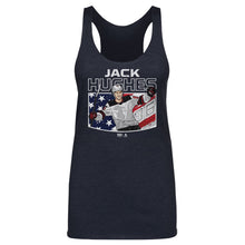 Load image into Gallery viewer, Jack Hughes New Jersey American Flag WHT
