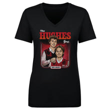 Load image into Gallery viewer, Luke Hughes &amp; Jack Hughes New Jersey Step Brothers WHT
