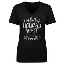 Load image into Gallery viewer, Christmas I'm Full Of Holiday Spirit WHT
