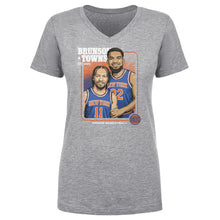 Load image into Gallery viewer, Jalen Brunson &amp; Karl-Anthony Towns New York Knicks Step Brothers WHT
