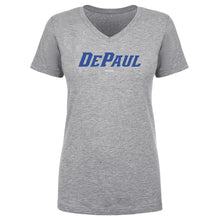 Load image into Gallery viewer, DePaul Blue Demons Wordmark Royal WHT
