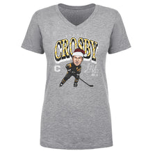 Load image into Gallery viewer, Sidney Crosby Pittsburgh Cartoon Santa Hat WHT
