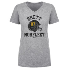 Load image into Gallery viewer, Brett Norfleet College Helmet Font
