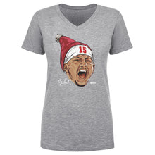 Load image into Gallery viewer, Patrick Mahomes Kansas City Portrait Santa Hat WHT
