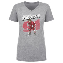 Load image into Gallery viewer, Sergei Fedorov Detroit Retro WHT

