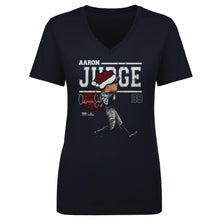 Load image into Gallery viewer, Aaron Judge New York Y Cartoon Santa Hat WHT
