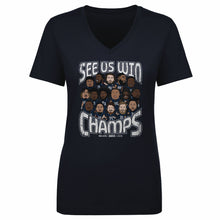 Load image into Gallery viewer, Seattle Football 2025 Champs Cartoon WHT
